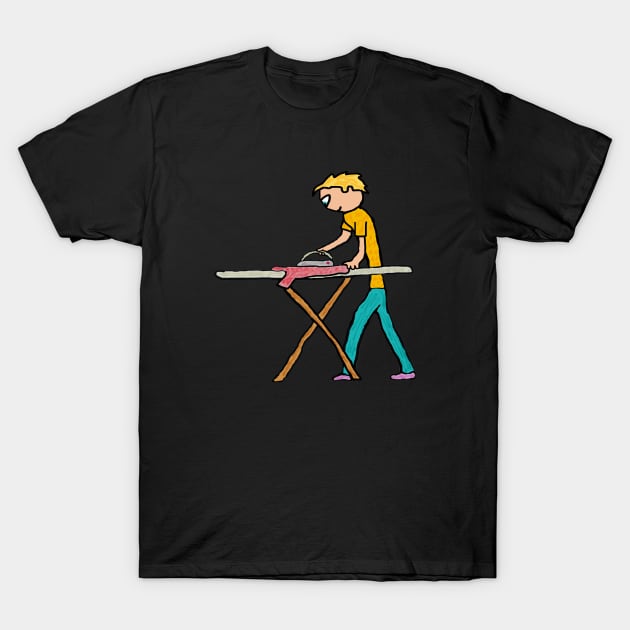 Ironing T-Shirt by Mark Ewbie